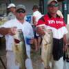 Charlton and Eddie with 2 lunkers that helped them clinch the tournament